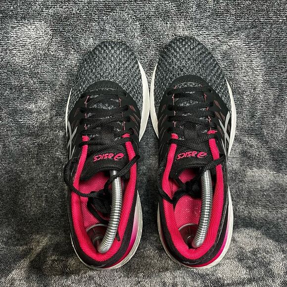 ASICS Gel-Exalt 4 Womens Black Pink Athletic Running Tennis Shoes Size 7.5 - Picture 6 of 7